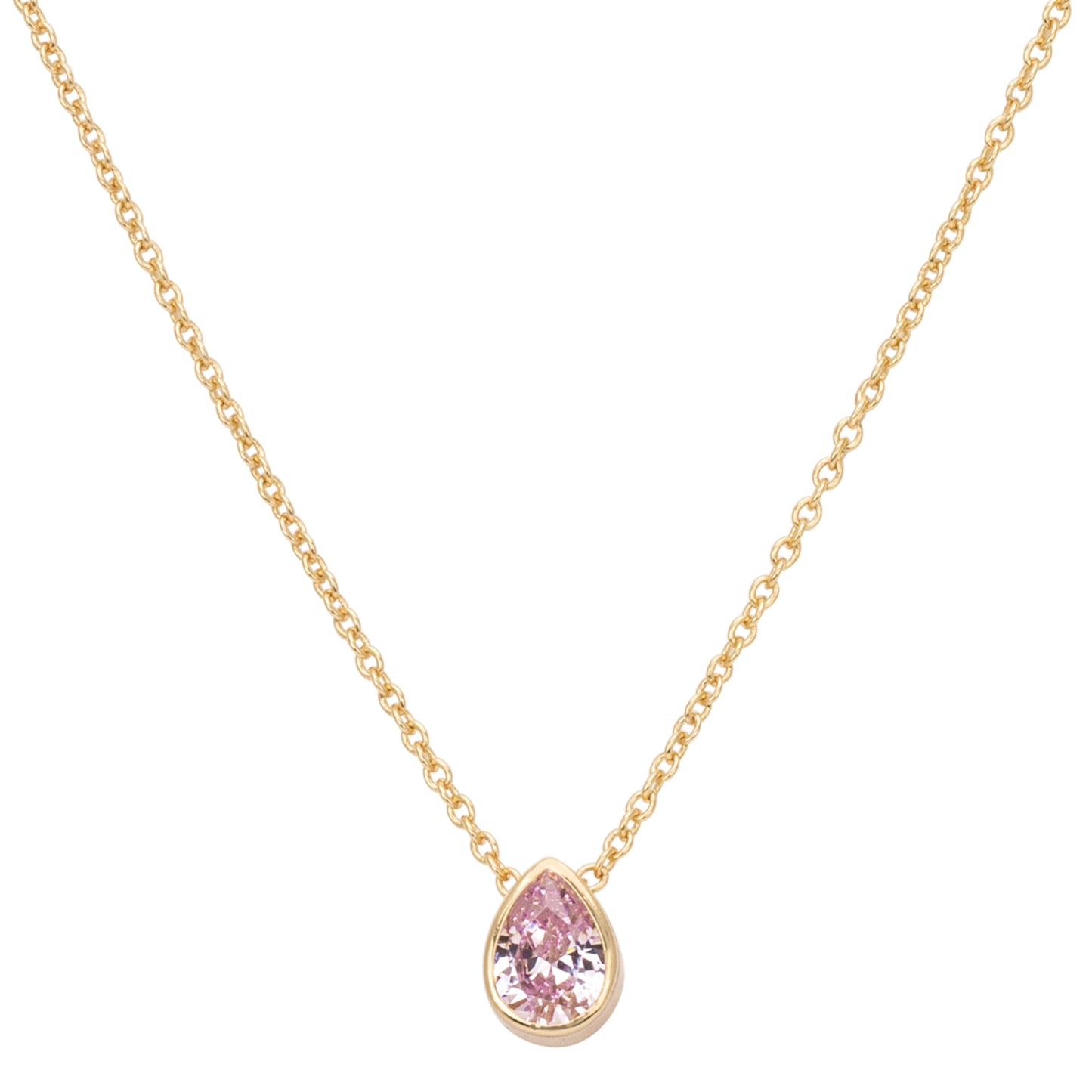 Pear Pendant Necklace